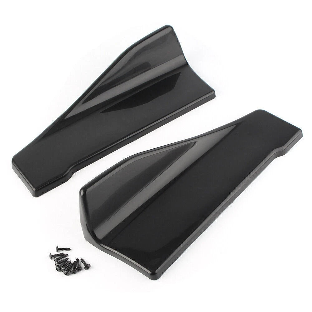 35cm Bumper Spoiler Under Skirt Rocker Wings for Universal Car SUV Auto