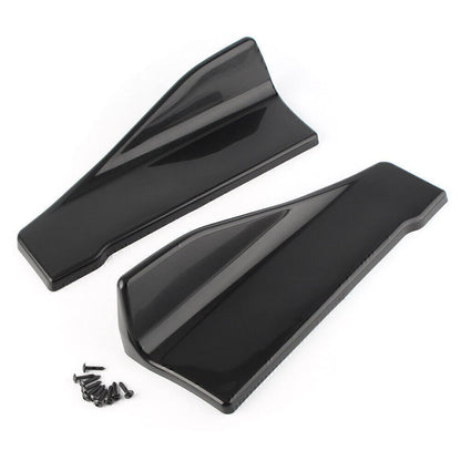 35cm Bumper Spoiler Under Skirt Rocker Wings for Universal Car SUV Auto