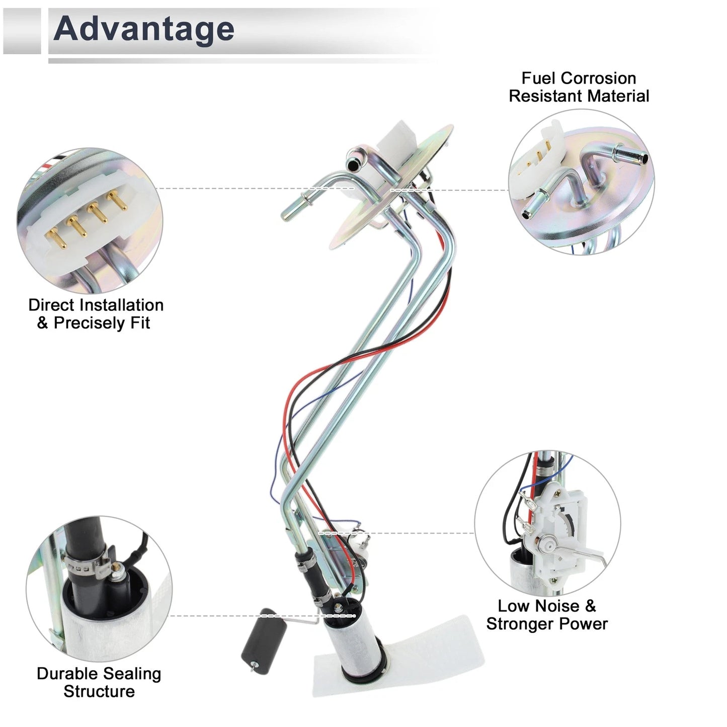 Fuel Pump Assembly for Ford Ranger 1986-1988 4 Cyl 2.0 2.3L