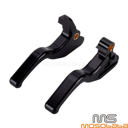 2 Finger Hand Lever Kit Brake Clutch Levers for Harley Softail Fat Boy (2015-2022)