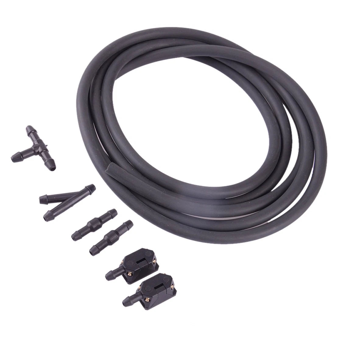 7 x Car Windshield Washer Nozzles & Hose Repair Kit for Various Models