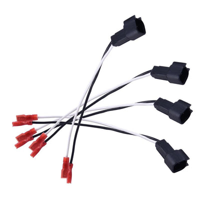 4x Radio Connector Harness Wires Adapter for 1972-1976 Ford Lincoln Mercury