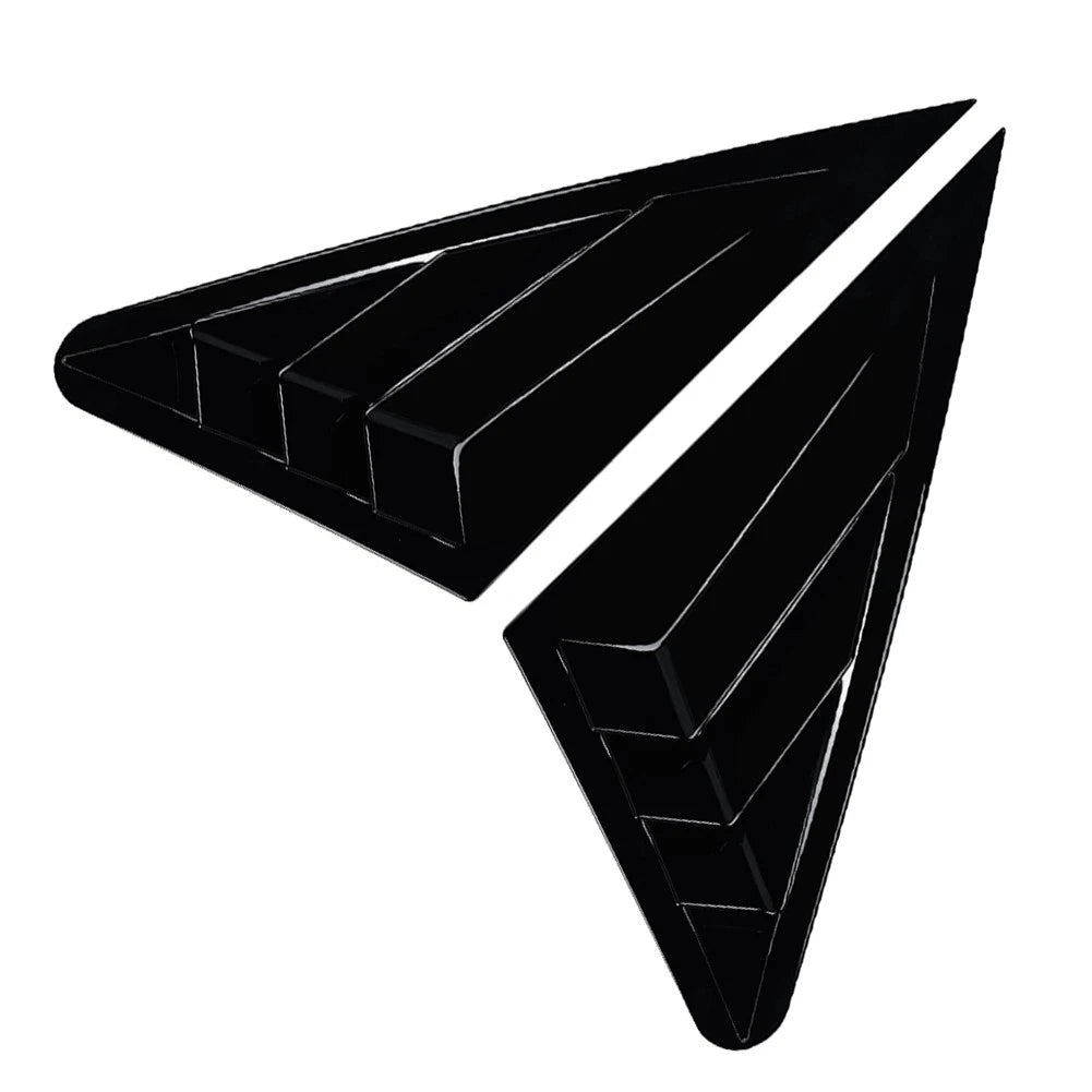 Black Rear Window Louver Cover for Audi A3 S3 8V RS3 Sedan (2014-2020)