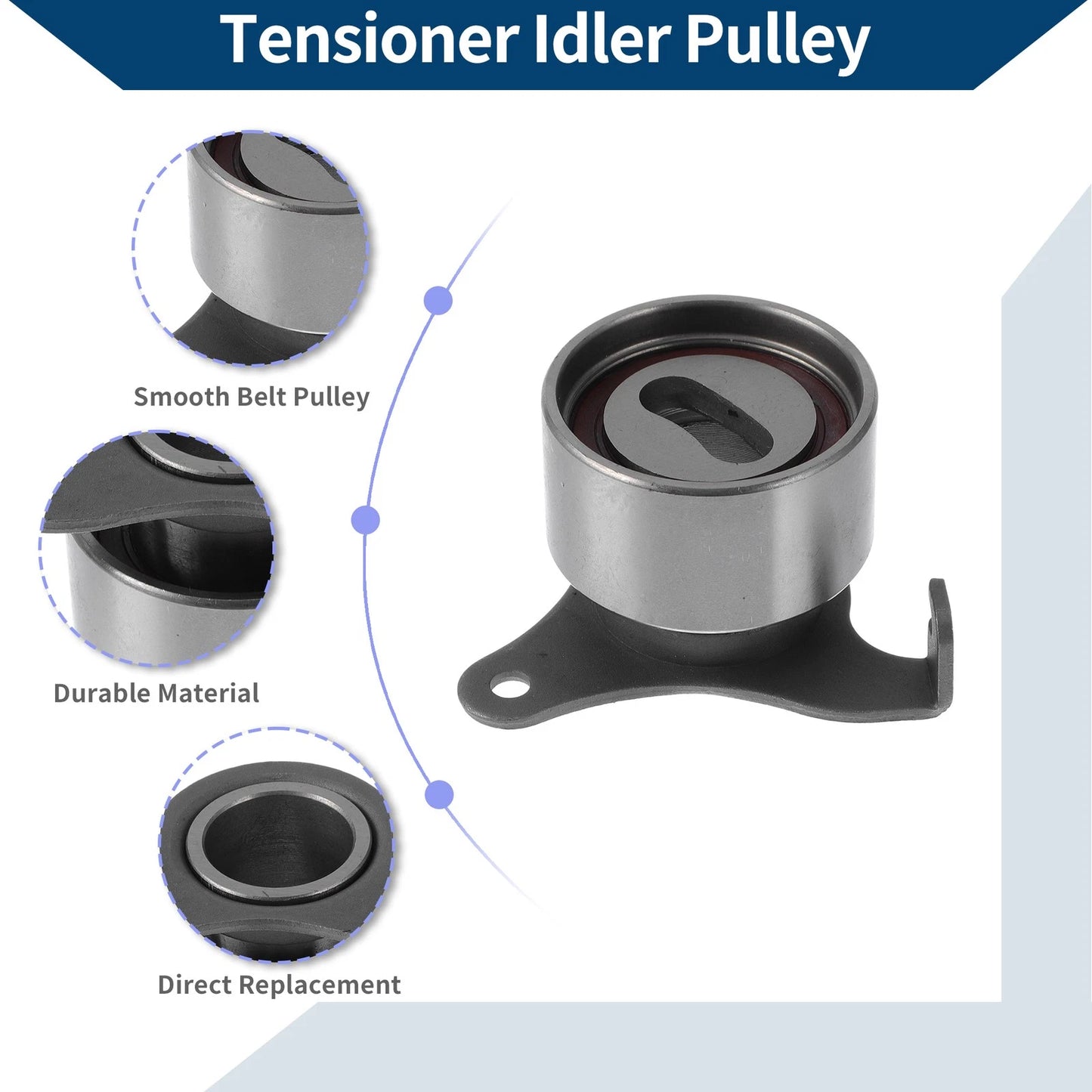 Drive Belt Idler Pulley for Toyota Tercel (1987-1994) 1 Pc