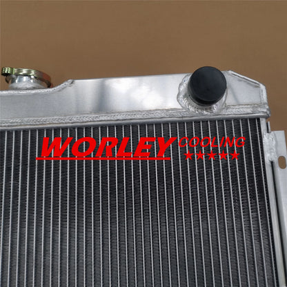 3 Row Alloy Radiator & Shroud & Fan for Ford Mustang V8 289/302/351 (1968-1969)