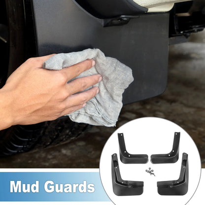 Front & Rear Mud Flap Splash Guards for Ford Fusion (2013-2018)