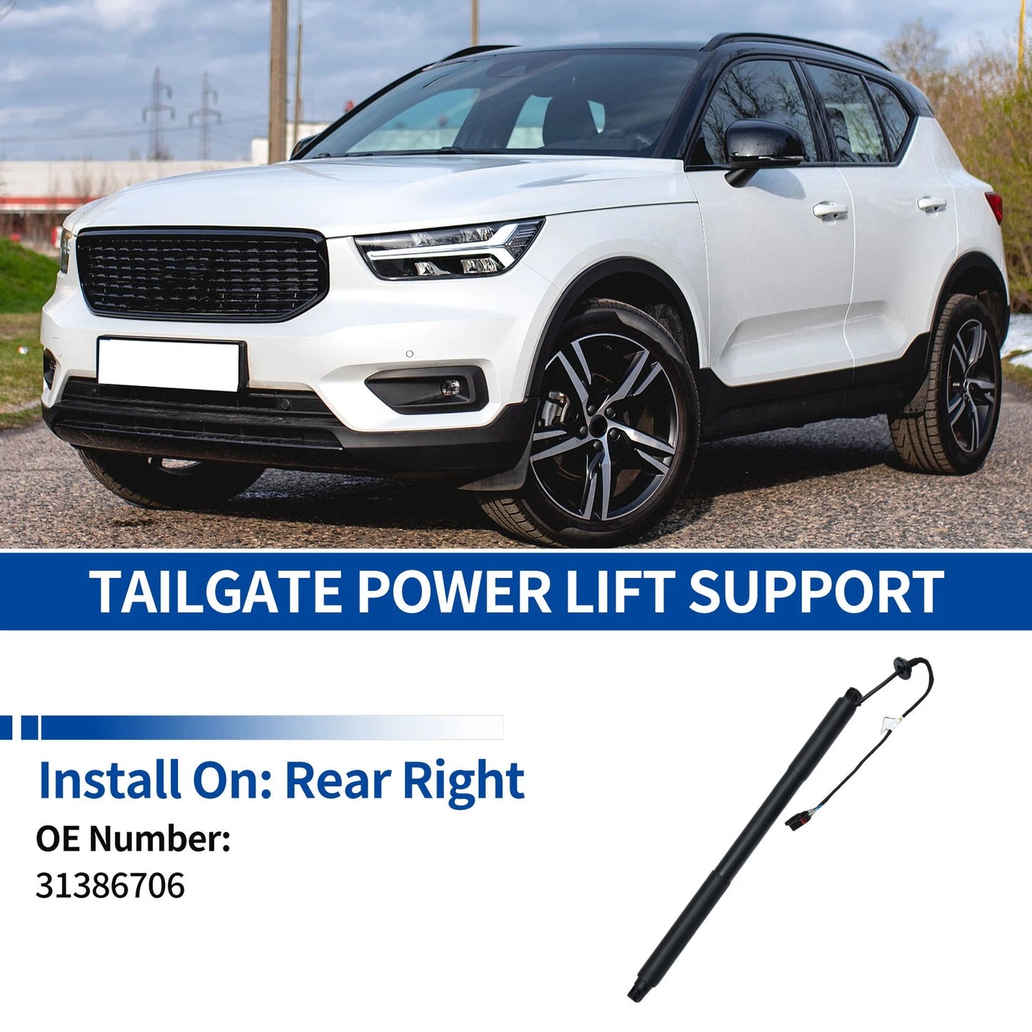 Rear Right Tailgate Lift Support for Volvo XC60 (2012-2017)