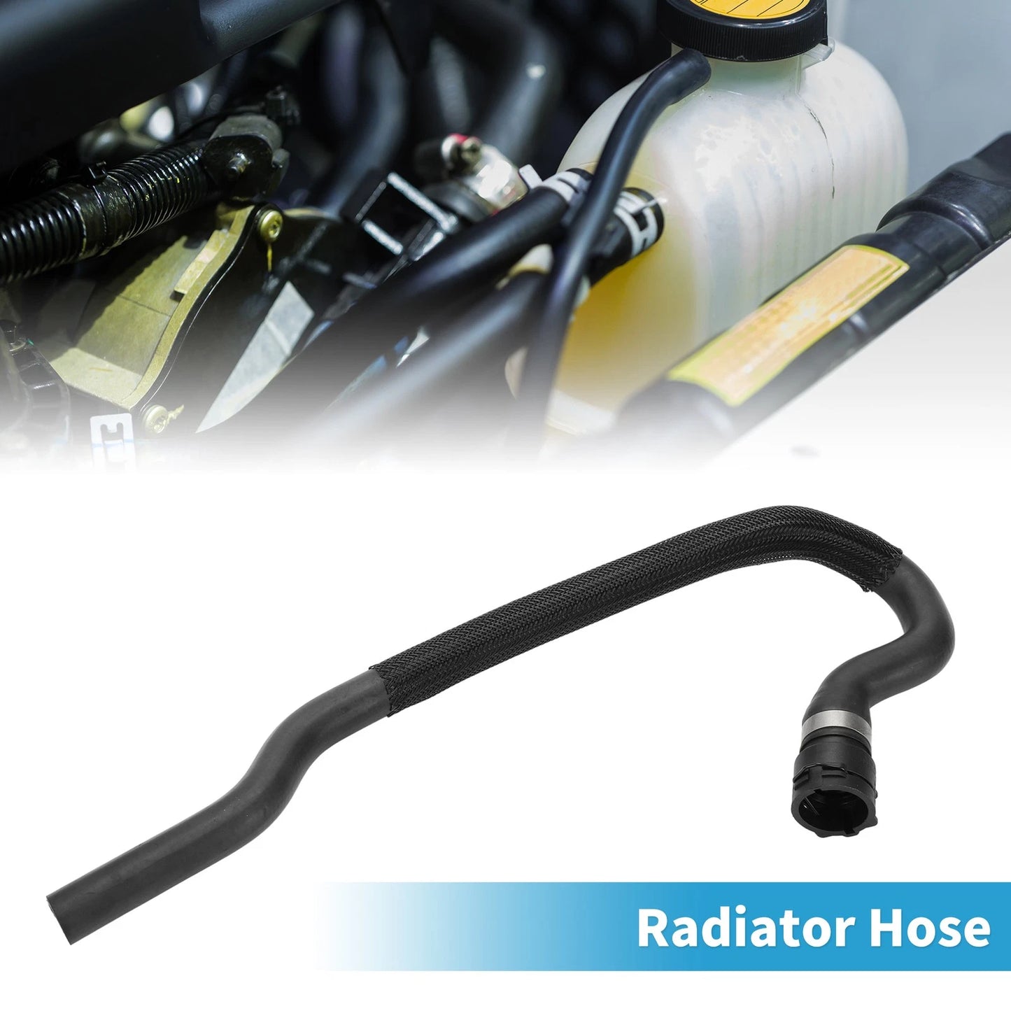 Radiator Hose for BMW 528i 2012-2016 Rubber Black 1 x Piece