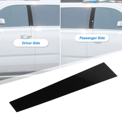 4x Windshield B Pillar Trim Exterior Garnish for Porsche Panamera Black