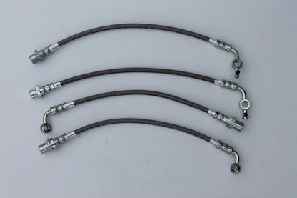 Braided Front & Rear Brake Hose Set (4) for Toyota Land Cruiser (1992 - Present)