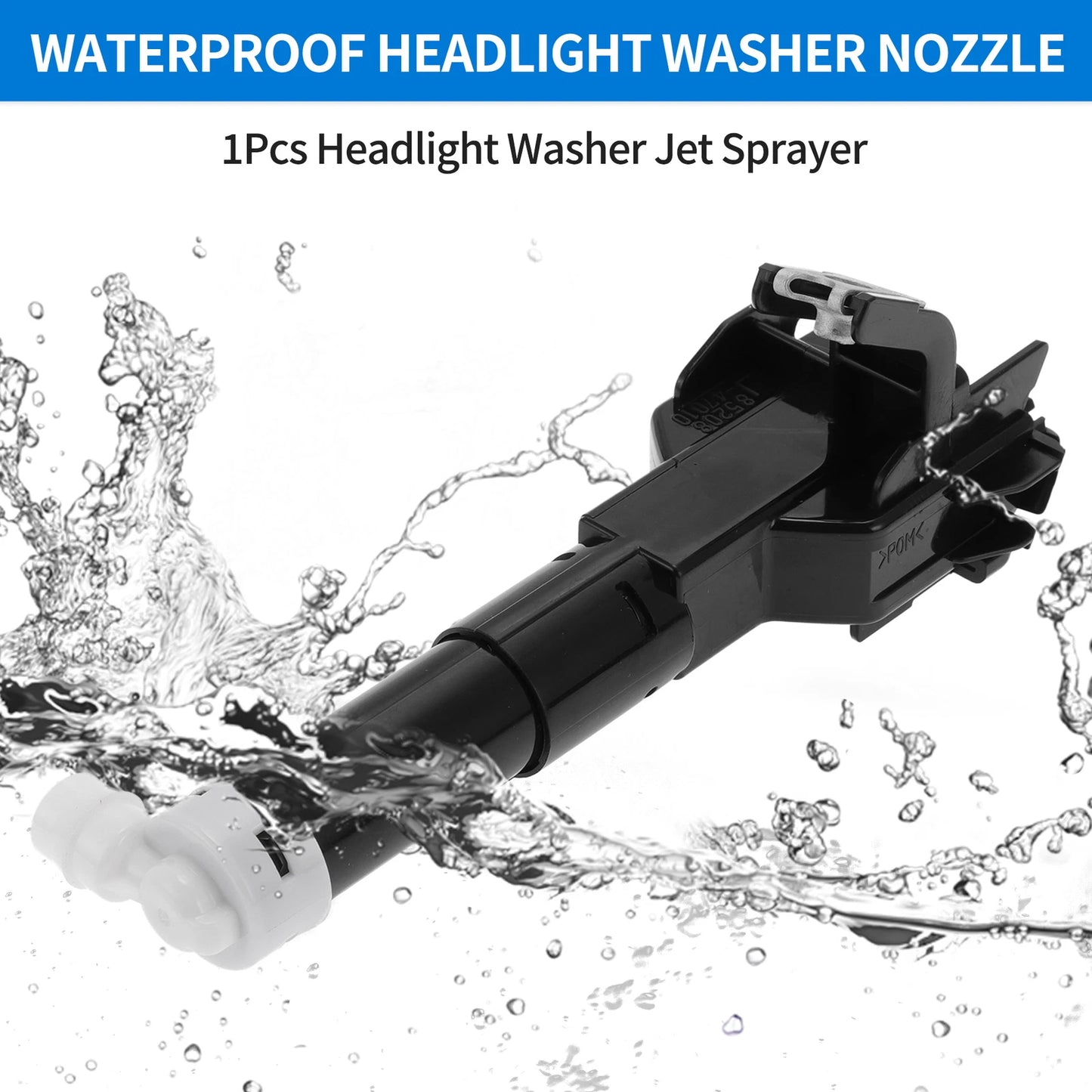 Driver Side Headlight Washer Nozzle for Toyota Prius XW30 (2009-2015)