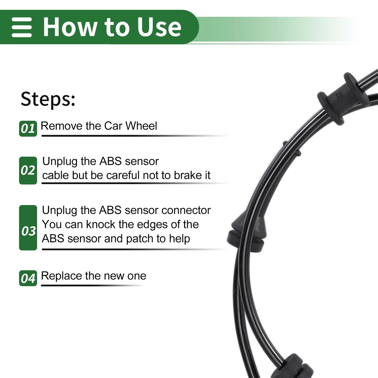 ABS Wheel Speed Sensor for Infiniti QX56 Front