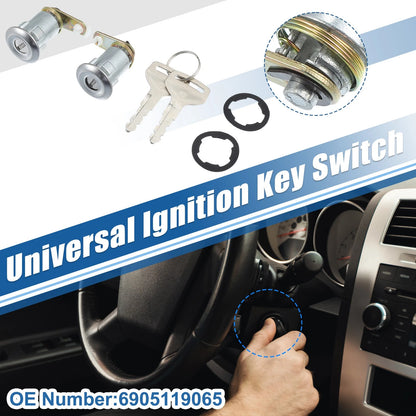 Set Ignition Switch Cylinder with Key for Toyota Land Cruiser