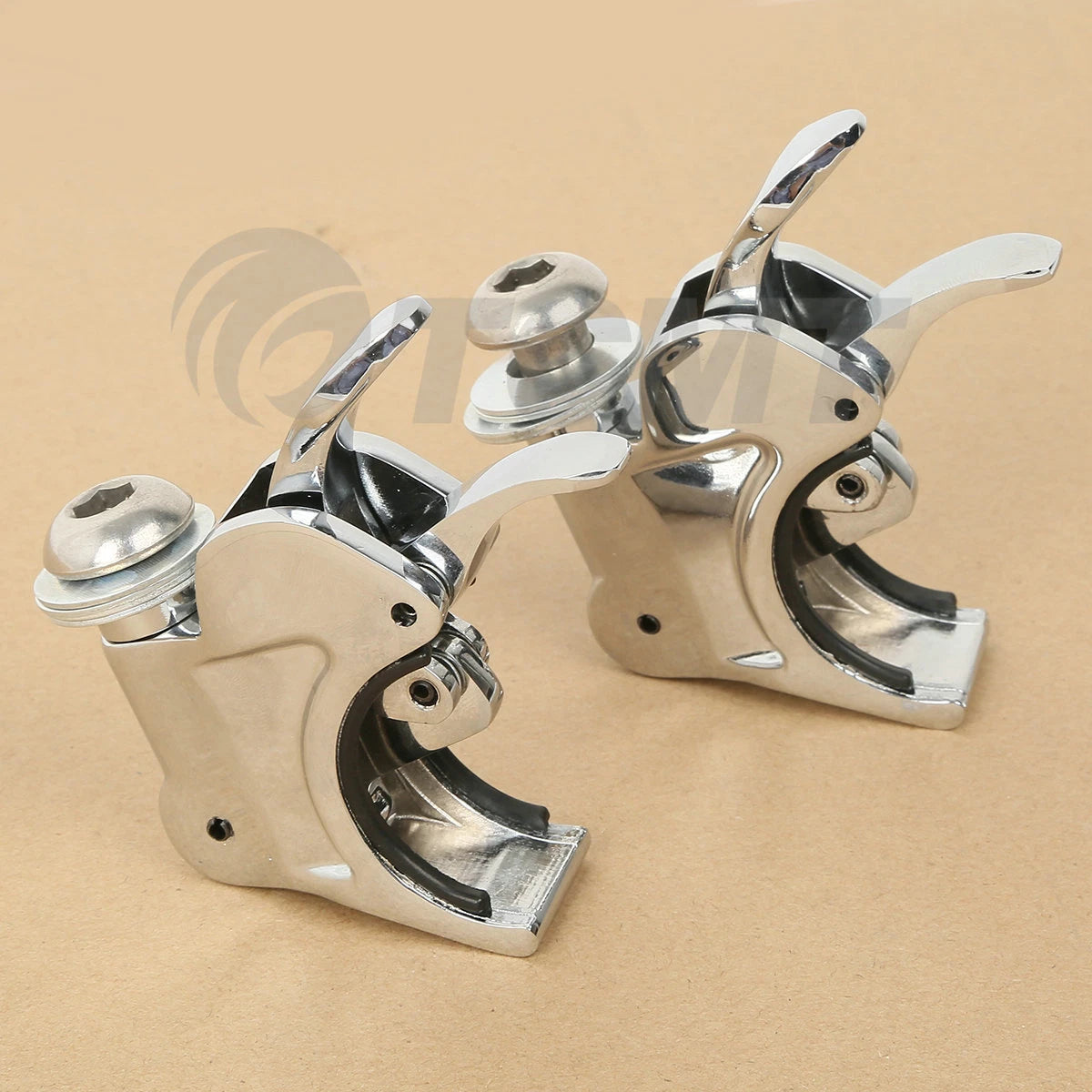 41mm Windshield Clamps for Harley Wide Glide, Softail (1993-2013)