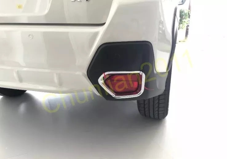 6 x Front Rear Tail Fog Light Lamp Cover Trim for Subaru XV (2018-2020)