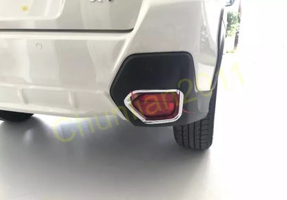 6 x Front Rear Tail Fog Light Lamp Cover Trim for Subaru XV (2018-2020)