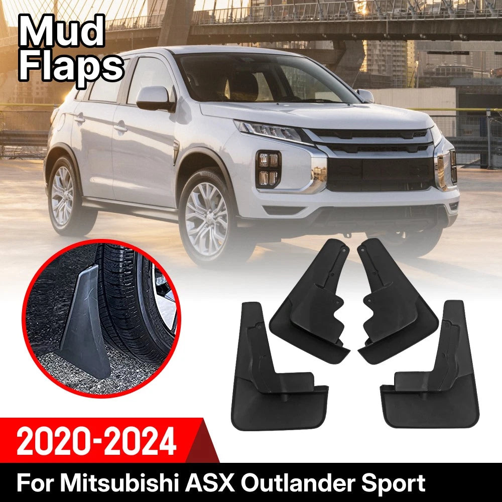 Mud Flap Splash Guard Fender Set for Mitsubishi Outlander Sport (2020–2024)