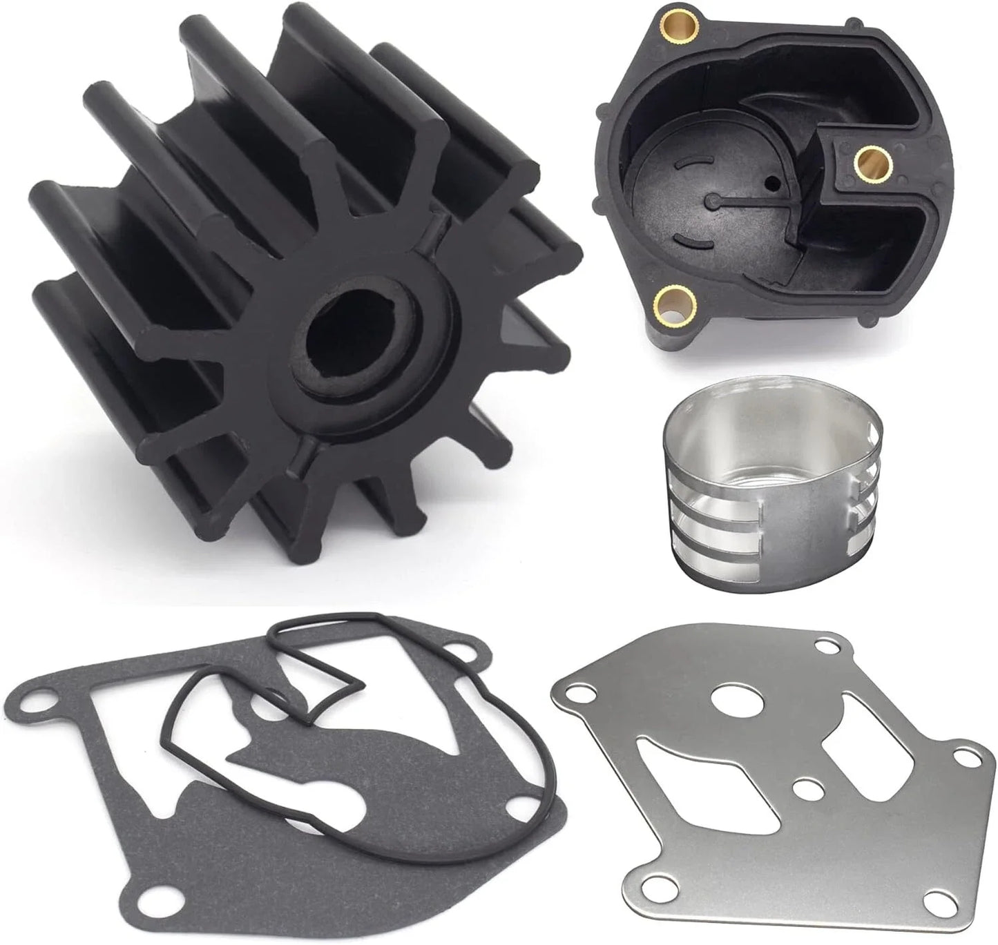 Water Pump Kit with Impeller for OMC King Cobra Sterndrive 1986-1993