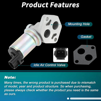 Idle Air Control Valve w/ Gasket for Ford Expedition (1997-2004)