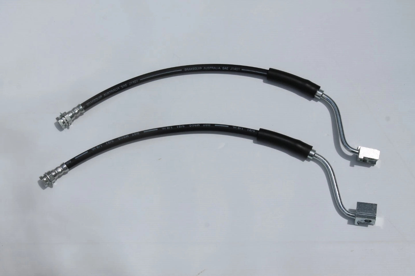 Front Brake Hose Set (2) for Ford F100 F150 Bronco (1980-1989)