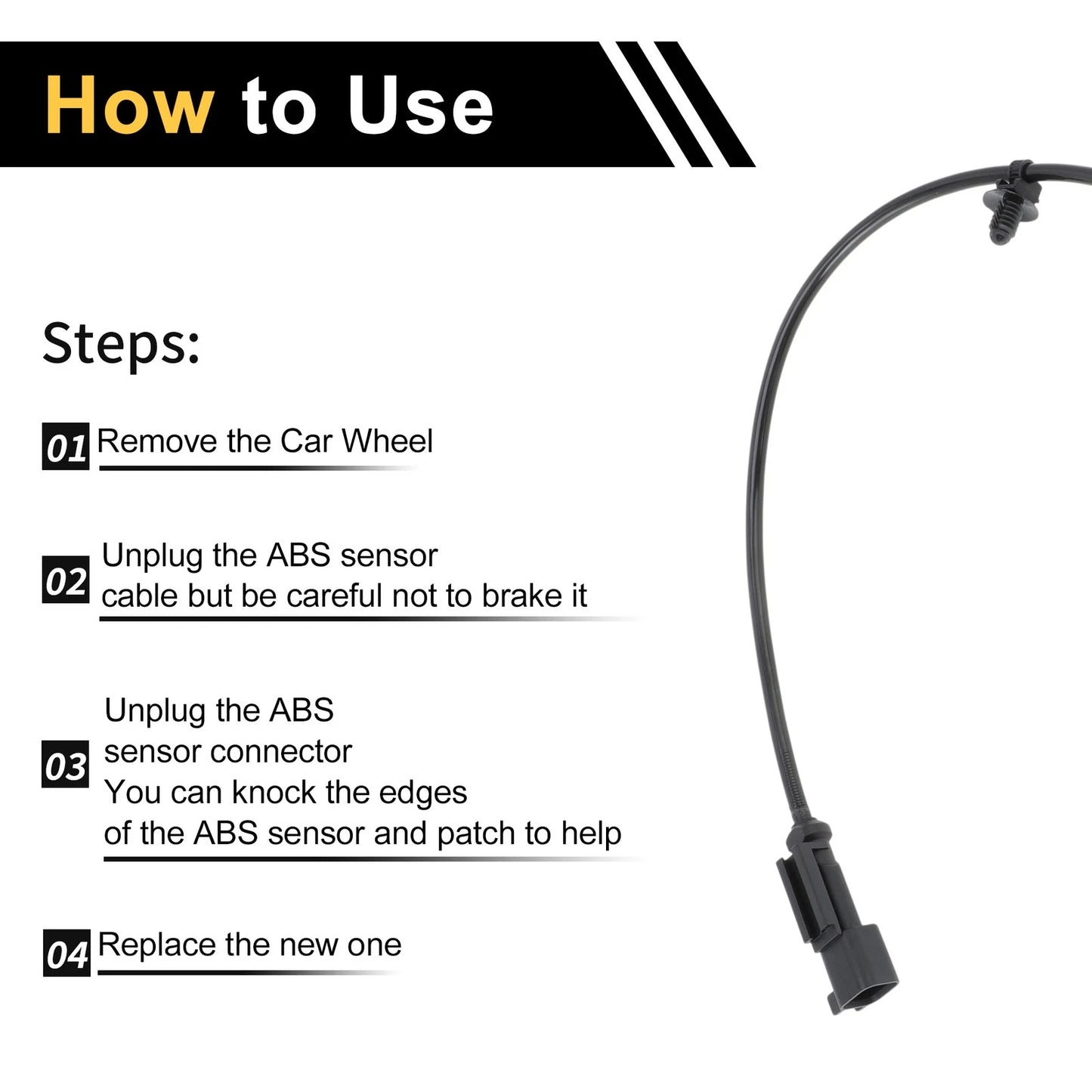 ABS Wheel Speed Sensor for Ford Transit (2012-2019)
