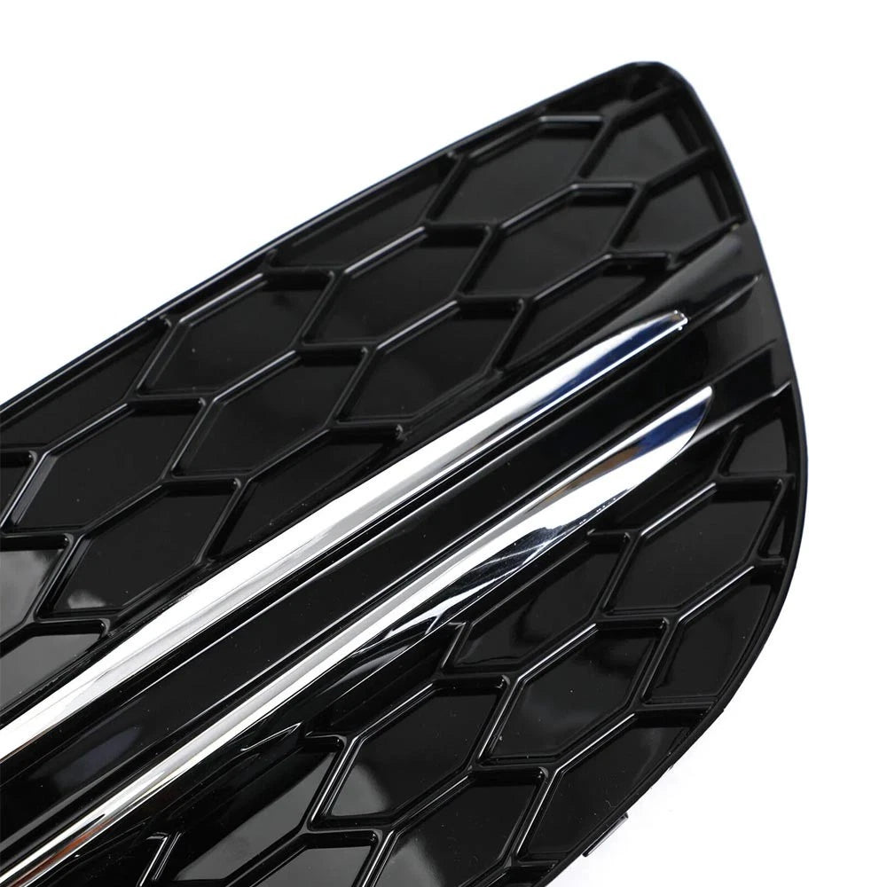 2 x Front Fog Light Vent Grille Cover for Mercedes-Benz W205 C300 (2015–2018)