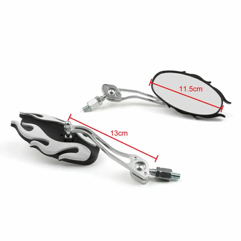 8mm/10mm Universal Rearview Mirror for Motorcycle (F2)