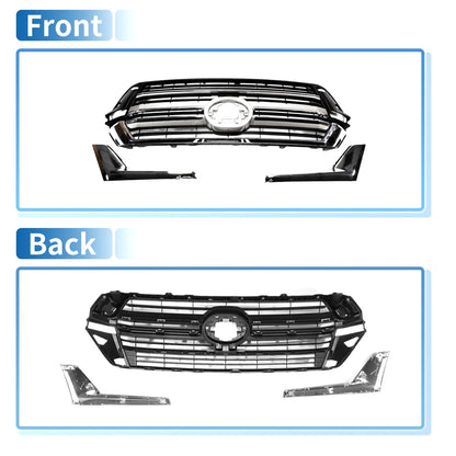 Front Upper Hood Bumper Grille for Toyota Land Cruiser (2008-2021)