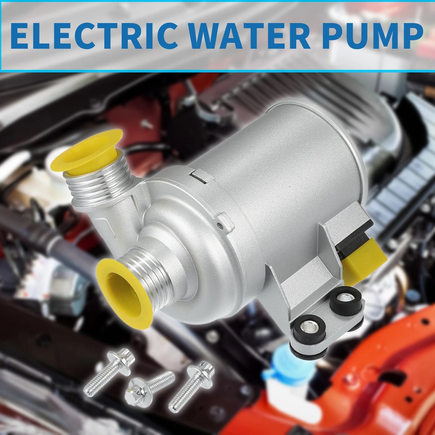 Electric Water Pump for BMW 328i GT xDrive 2014-2016 with Screws Kit