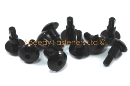 10x Black Aluminium Fairing Bolt m6 x 20mm +10mm Screws for Honda CBR1000RR