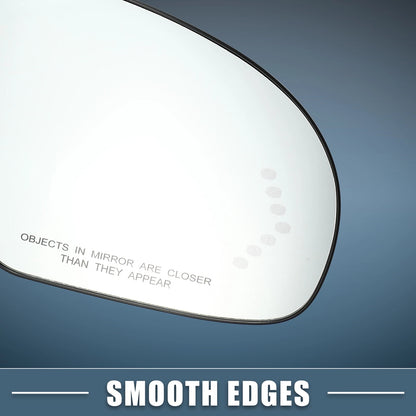 Passenger Right Side Heated Mirror Glass for Chevy Silverado Avalanche