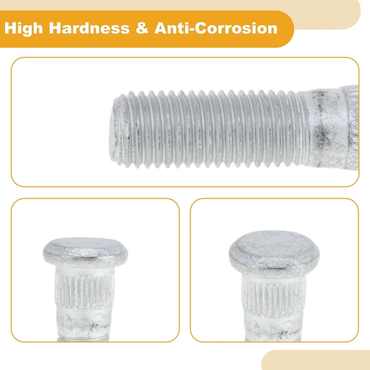 10 x M12x1.5 Wheel Lug Studs for KIA K2 (2011-2017)