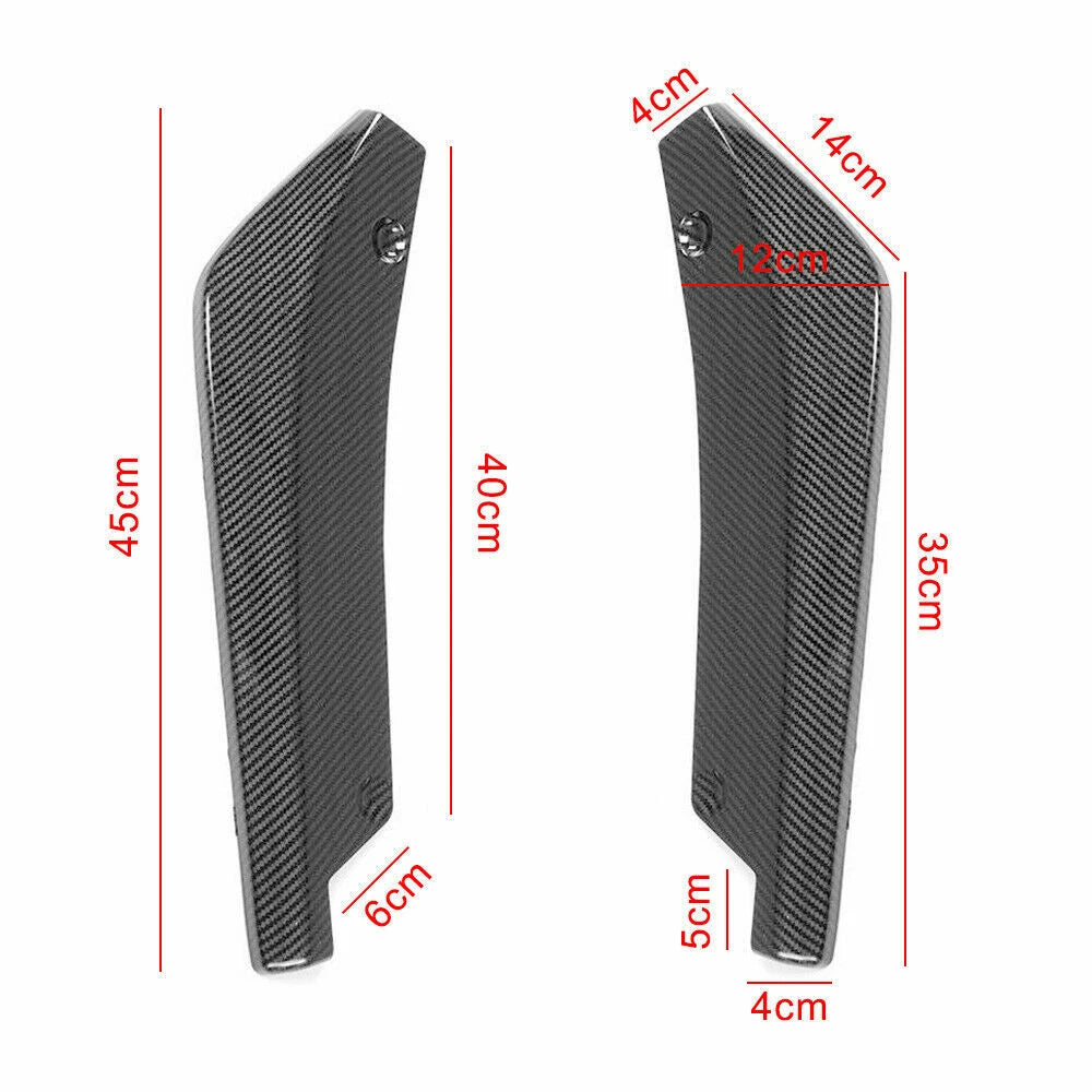 Carbon Fiber Rear Splitter Canards for BMW F30/F31/F32/F33/F22 (2013–2020)