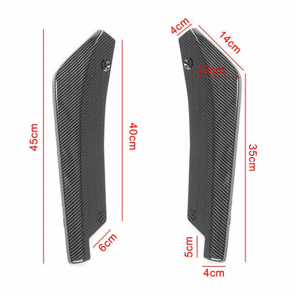 Carbon Fiber Rear Splitter Canards for BMW F30/F31/F32/F33/F22 (2013–2020)