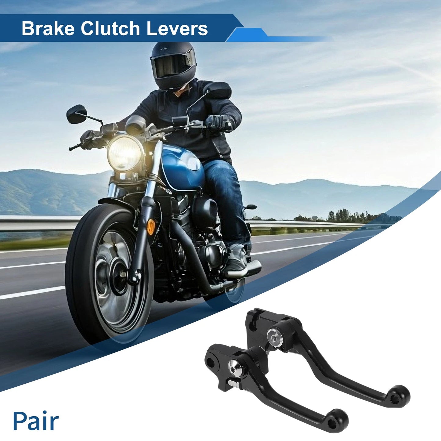 Short Brake Clutch Levers for Yamaha WR250F (2017–2022)