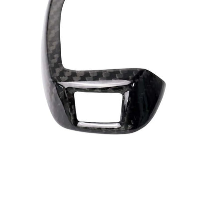 Carbon Fiber Pattern Gear Shift Knob Cover Trim Fit for BMW F30 F20 F10 X3 X5 X6