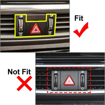 Mergency Light Button Frame Trim for Kia K3 Forte (2019-2021) Carbon Fiber Red