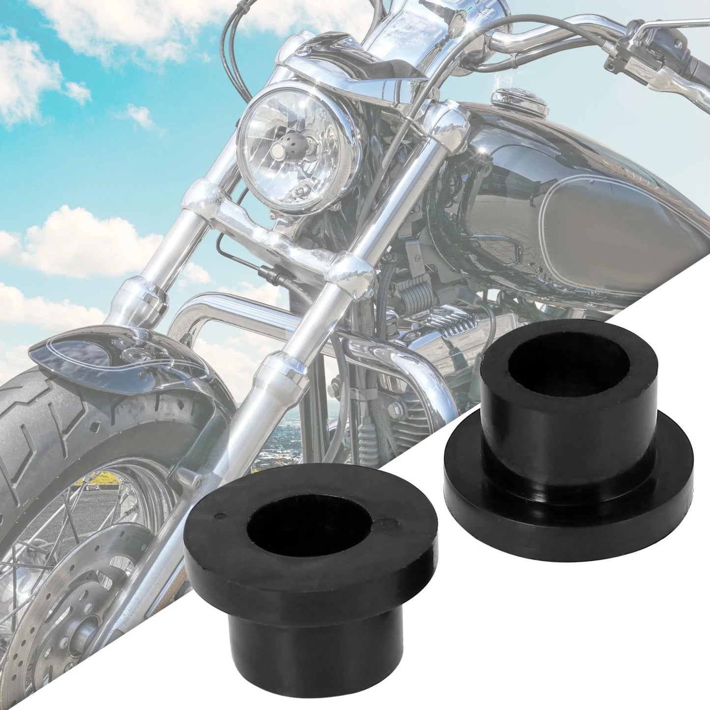 4 Pcs Handlebar Riser Bushings for Harley-Davidson Breakout