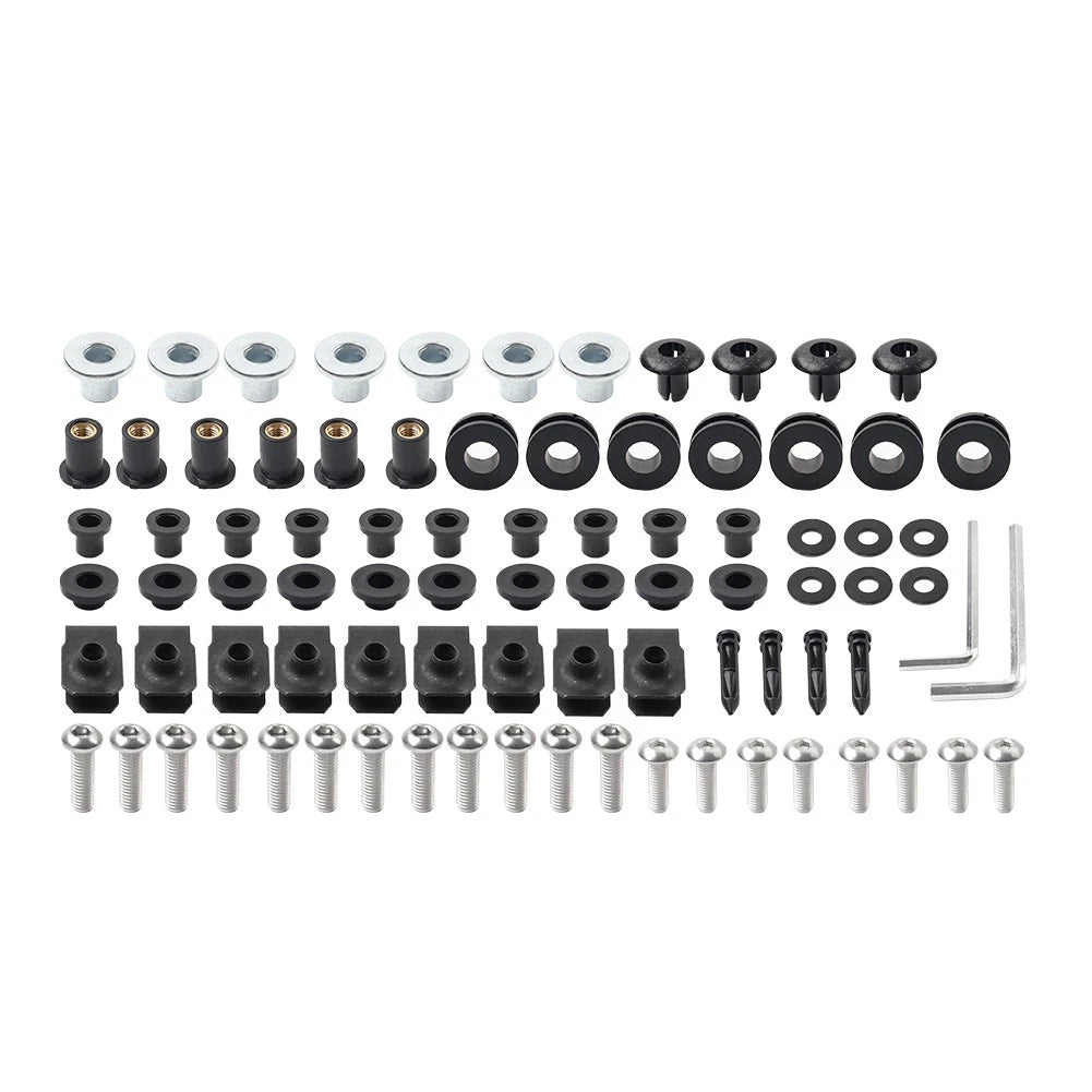 Black Fairing Bolts Kit for Suzuki GSXR1000 (2003-2004)