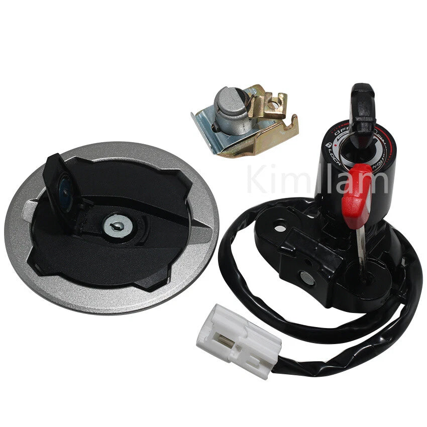 Ignition Key Switch Lock Set for Kawasaki Ninja 400, Z400 (2018-2023)