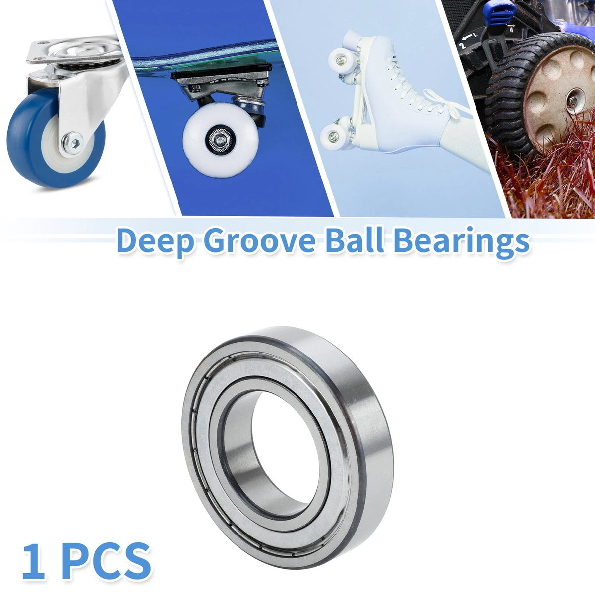 Deep Groove Ball Bearing 45x85x19mm 1 Pc for Scooter Skateboard Wheel