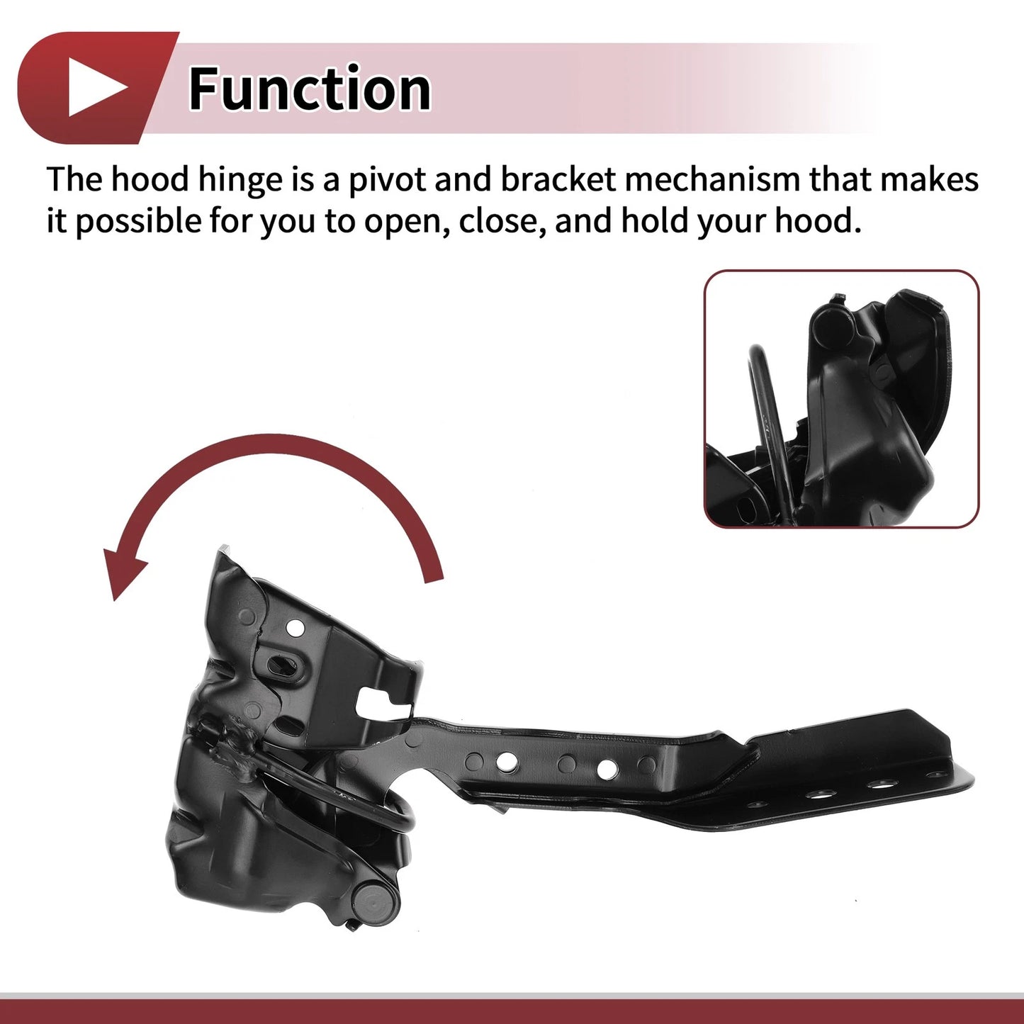 Hood Hinges for Honda Civic 2022-2023 Front Bonnet Bracket 2 x