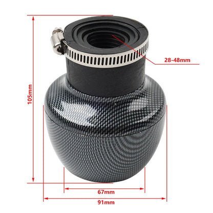 Universal 28MM 35MM 42MM 48MM Air Filter for ATV Pit Dirt Bike Quad (All Years)