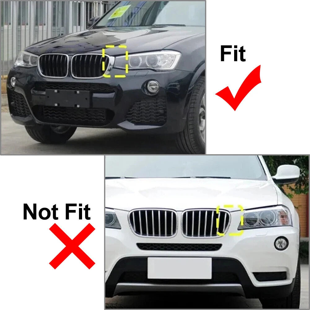 Diamond Meteor Front Kidney Grille for BMW X3 F25, X4 F26 (2014-2017)