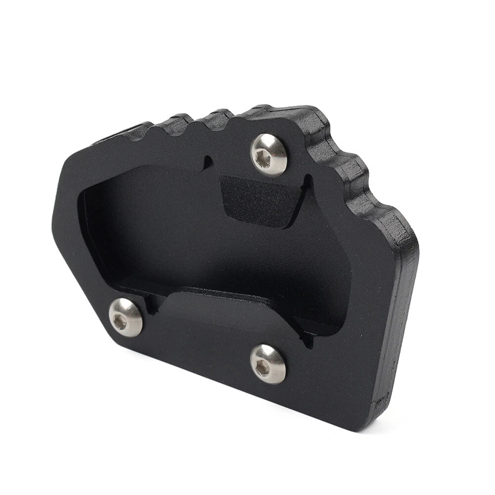 Black Side Stand Enlarge Kickstand Pad for BMW R1300GS (2023-2025)