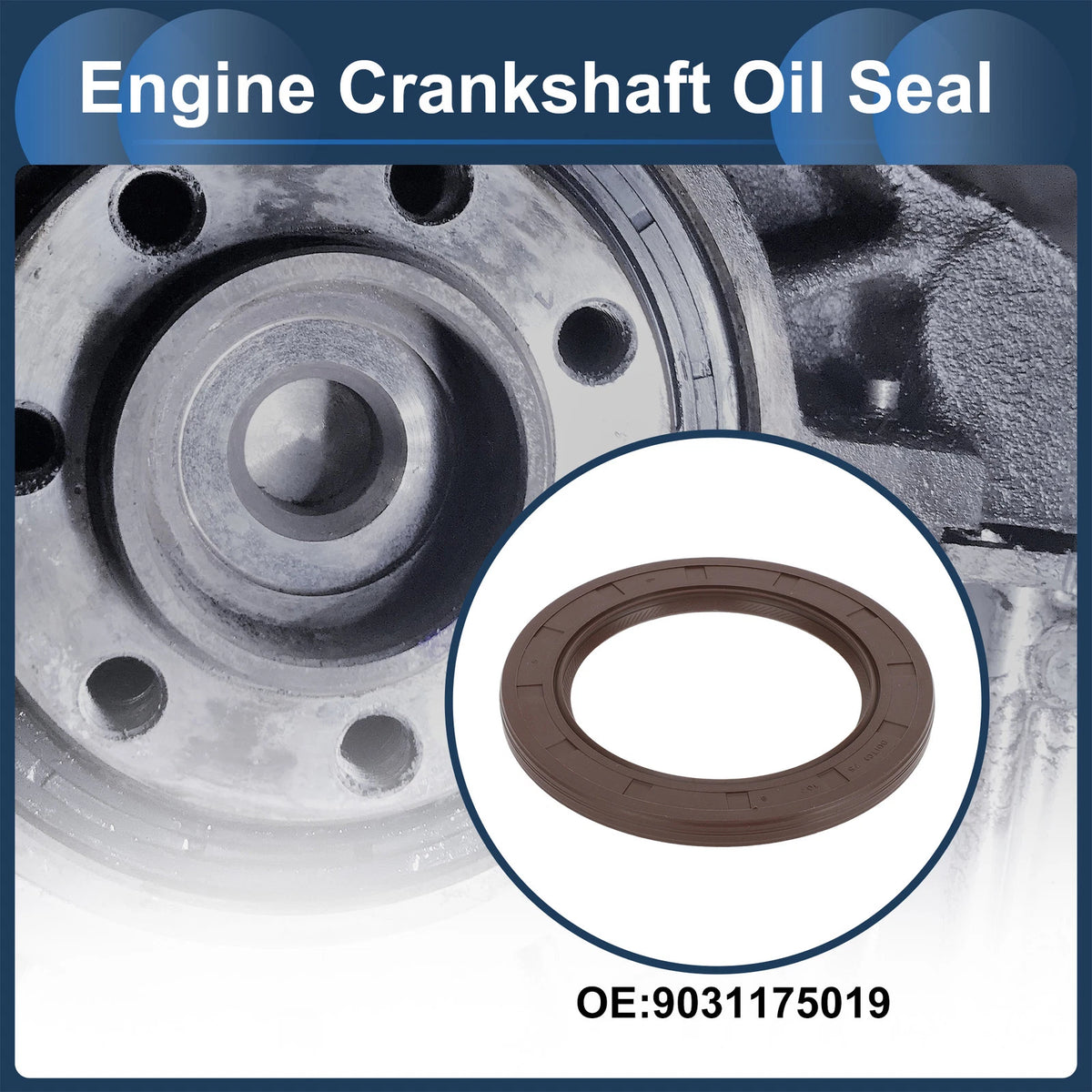 Rear Crankshaft Oil Seal for Toyota Prius C, Yaris (2012-2017)