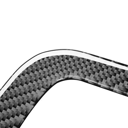 Carbon Fiber Black Gear Shift Panel Cover Trim for Audi Q3 (2013-2018)