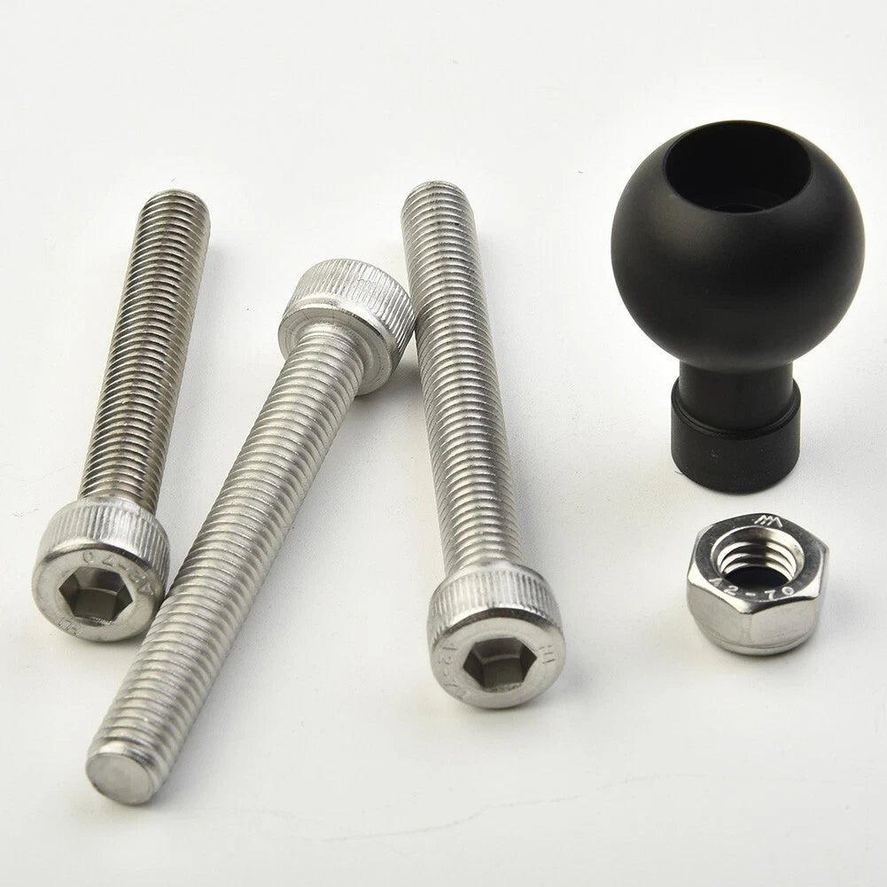 Motorcycle Handlebar Clamp Base 1in Ball M8 Screw for RAM Mounts
