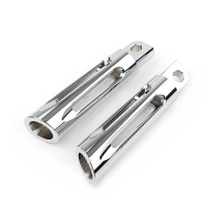 CNC Chrome Foot Pegs for Harley Touring Sportster Dyna Softail