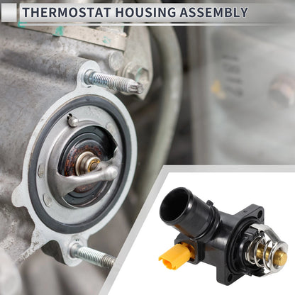 Engine Coolant Thermostat Housing for Peugeot 207, 1007 & Citroen C2 (2006-2014)